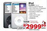 160GB iPod Classic (MC297)-Each