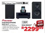 Pioneer iPod/iPad/iPhone DVD HiFi (X-HM30V-K)