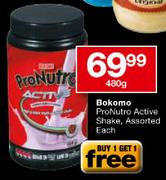 Bokomo Pronutro Active Shake - 480gm Each