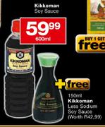 Kikkoman Soy Sauce - 600ml