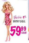 Barbie Entry Doll-Each