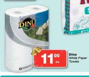 Dinu White Paper Towels-2's 