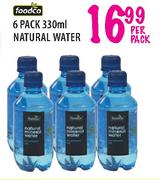Foodco Natural Water-6x330ml Per Pack