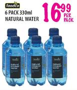 Foodco Nutural Water 330Ml-6Pack