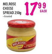 Melrose Cheese Spread Assorted-250g Each