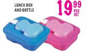 Lunch Box And Bottle Per Set