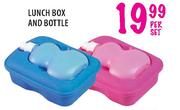 Lunch Box And Bottle-Per Set