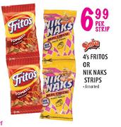 Simba Fritos-4's Or Nik Naks Strips Assorted