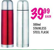 Stainless Steel Flask-500ml Each