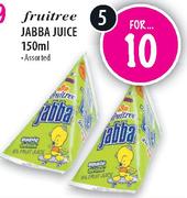 Fruitree Jabba Juice Assorted-5x150ml