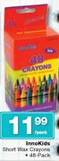 Innokids Short Wax Crayons-48-Pack