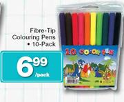 Fibre-Tip Colouring Pens-10-Pack