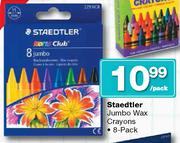Staedtler Jumbo Wax Crayons 8 Pack-Per Pack