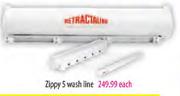 Zippy 5 Wash Line-Each