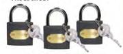 Stramm 3 Pack Keyed Alike Padlock Set-38mm Per Set
