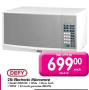 Defy 28 Ltr Electronic Microwave (DMO350)