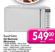 Russell Hobbs 20 Ltr Electronic Microwave (RHMM20)