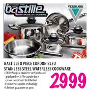 Bastille 8 Piece Cordon Bleu Stainless Steel Waterless Cookware