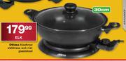Ottimo Kleefvrye Elektriese Wok Met Glasdeksel-30cm Elk
