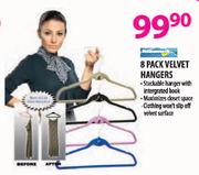 Homemark 8 Pack Velvet Hangers