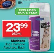 Marltons Dog Shampoo Assorted-250ml Each
