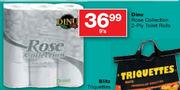Dinu Rose Collection 2-Ply Toilet Rolls-9's