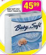 Baby Soft 2-Ply Toilet Tissue-9's