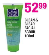 Clean Clear Facial Scrub-100ml 