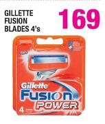 Gillette Fusion Blades-4's
