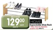 Home Expandable Shoe Rack-Each