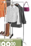 Home Single Bar Garment Rack