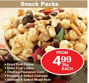 Snack Packs-30g Each