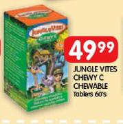 Jungle Vites Chewy C Chewable Tablets-60's