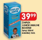 Zinplex Junior Immune Booster Syrup-200ml Assorted-200ml Each