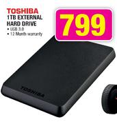 Toshiba 1TB External Hard Drive