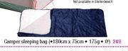 Camper Sleeping Bag (180cm x 75cm x 175g)