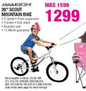 Raleigh 20" Scout Mountain Bike