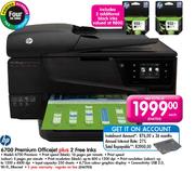 HP 6700 Premium Officejet Plus 2 Free Inks-Each
