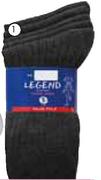 Legend Boys Grey School Socks -5 Pack