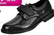 Toughees Platinum Boys Hank Velcro Slip On School Shoes