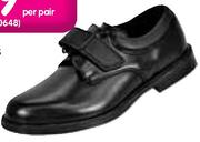 Toughees Platinum Girls Kate Velcro School Shoes