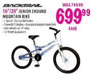Backtrail 16"/20" Junior Enduro Mountain Bike Each