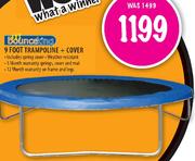 Bounceking 9 Foot Trampoline + Cover