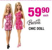 Barbie Chic Doll Each