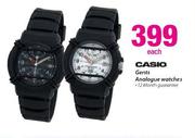 Casio-Gents Analogue Watches Each