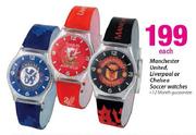 Manchester United,Liverpool Or Chelsea Soccer Watches Each