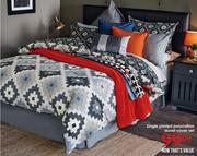 Single Printed Polycotton Duvet Cover Set-Each