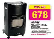 Logik Roll About 3 Panel Gas Heater