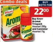 Knorr Aromat Triopack Assorted-200gm + Canister Assorted-75gm Each