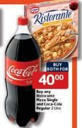 Ristorante Pizza Single And Coca-Cola Regular-2Ltr